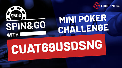 High Stakes Pro Completes Mini Poker Challenge on $250 - $1000 Spin & Go's