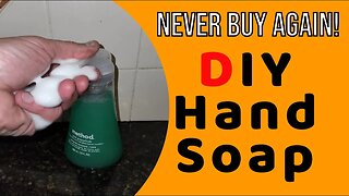 Make your own foaming hand soap!