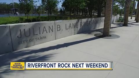 Downtown Tampa to rock for Riverfront Park reopening