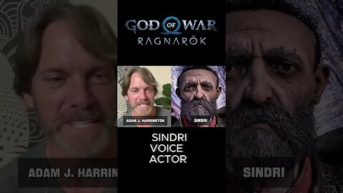 SINDRI voice actor for God of war ragnarok #godofwarragnarok #godofwar #shorts