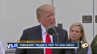 President Trump's trip to San Diego