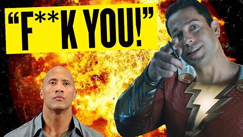 F**K The Rock! Zachary Levi throws major SHADE at Dwayne Johnson! Backstabbed his Shazam DCEU role!