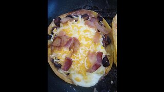 Tostadas in the morning time. Just add sauce or salsa. | Making Food Up Shorts