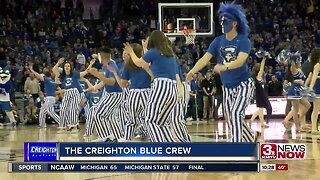 Creighton Blue Crew entertains fans, cheers on team at home sporting events