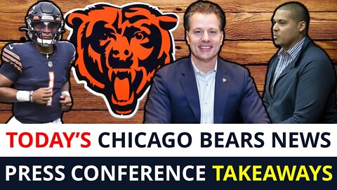 Chicago Bears News: Ryan Poles & Matt Eberflus Press Conference Notes On Justin Fields, Roquan Smith