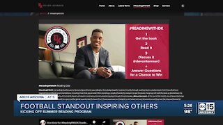 Arizona Cardinals player launches reading club to encourage kids, teens to read