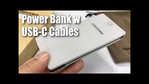5000mAh Power Bank with USB-C Cables and Outlet Prongs Review