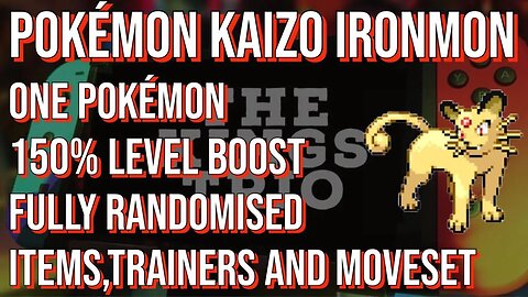 Pokémon Kaizo Ironmon Fire red (436 resets and counting) HARDEST Challenge? Favourites NEEDED!!