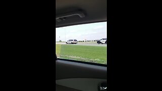 Video shows squad cars tailing minivan on I-94 during police incident