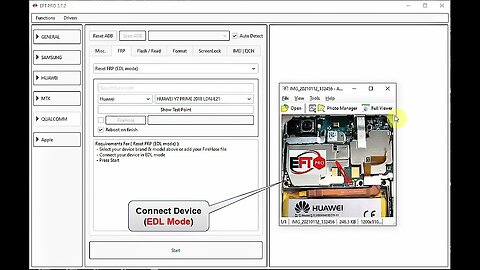 Huawei Y7 Prime 2018 LDN-L21 FRP Bypass By EFT | Huawei Y7 2018 frp Remove Test Point [100% Tested]