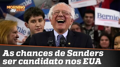 As chances de Bernie Sanders ser o candidato democrata nas eleições presidenciais dos EUA