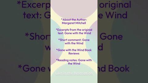 Book Review: Gone with the Wind by Margaret Mitchell #shorts