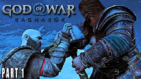 Gameplay of God of War: Ragnarok PS5 P Kratos vs. Thor Boss Battle & Odin's Visit