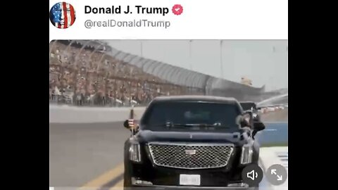 TRUMP❤️🇺🇸🥇OPENS 2020 DAYTONA 500🤍🇺🇸🛞🏆AS GRAND MARSHAL GREAT AMERICAN RACE💙🇺🇸🏅🏎️⭐️