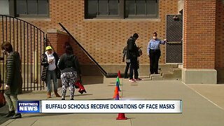 Buffalo schools receive face mask donations