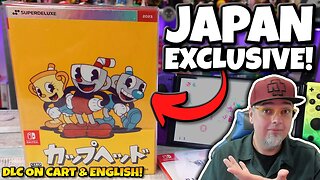 JAPAN Exclusive SUPERDELUXE Cuphead With DLC On Cart & Art From Final Fantasy Artist!