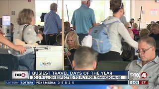 More than 30 million people expected to fly during Thanksgiving holiday
