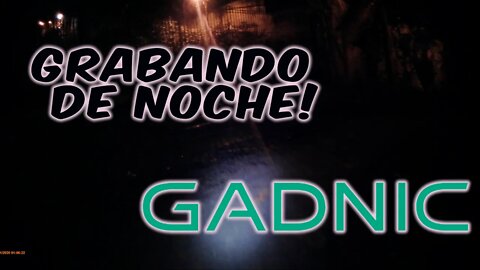 Grabando de noche y en la bici con la GADNIC extreme 13!