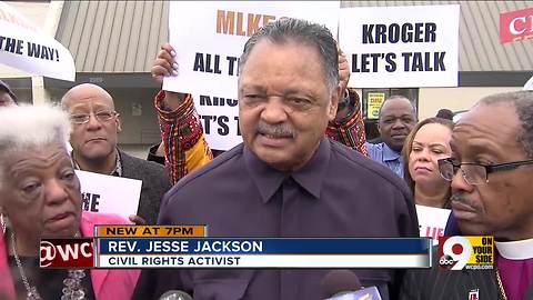 Rev. Jesse Jackson calls for Kroger boycott