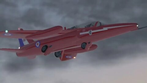 Folland Gnat Red Arrows.