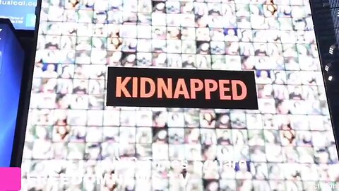Hamas Kidnapped israeli Hoax display in time Square its all over the TEL"LIES"VISION