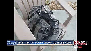 Baby left at South Omaha couple's home