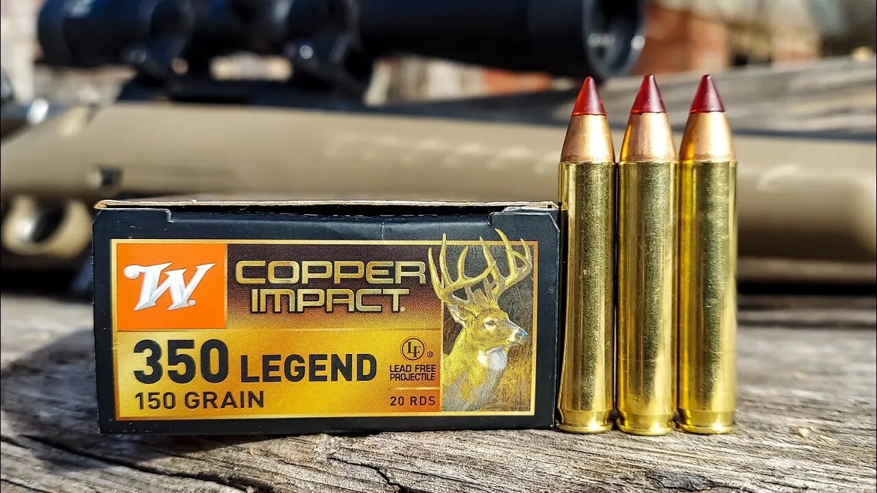 350 Legend Copper Impact Group Testing, Chronograph, and Drop Chart