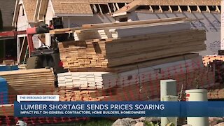 Lumber shortage sends prices soaring