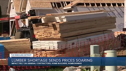 Lumber shortage sends prices soaring