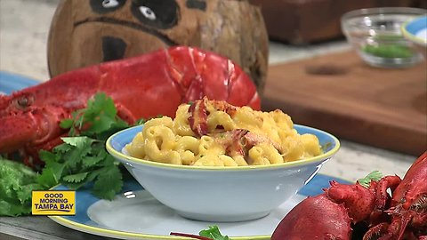 Lobster Mac and Cheese on Cheese Lover's Day