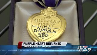 Purple Heart found at a Tucson Goodwill returned to family