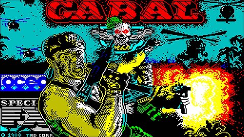 Cabal ZX Spectrum Video Games Retro Gaming Arcade Games 8-bit