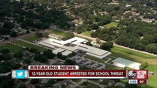 12-year-old arrested for threatening mass shooting at a Hillsborough middle school on SnapChat