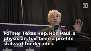 Ron Paul Tells Riveting Story of Why He's Pro-Life