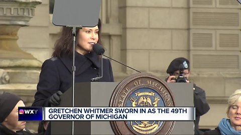 Whitmer, Gilchrist sworn in at inauguration ceremony