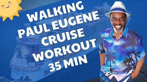Walking Workout Low Impact Cardio Aerobics | Harmony of the Seas Cruise Slide Show | 35 Min