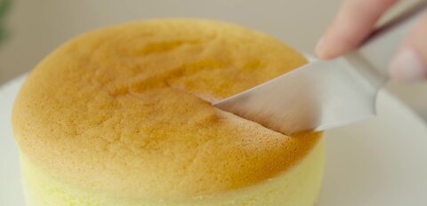 日式轻乳酪蛋糕食谱舒芙蕾芝士蛋糕松软摇晃 Japanese Light Cheesecake Recipe Souffle