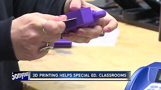 3-D printing helps special education classrooms in Boise