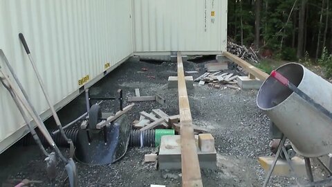 Container Re-Build Update..... Plus I was Given a 34Ft Trailer. Wow! Much Gratitude!