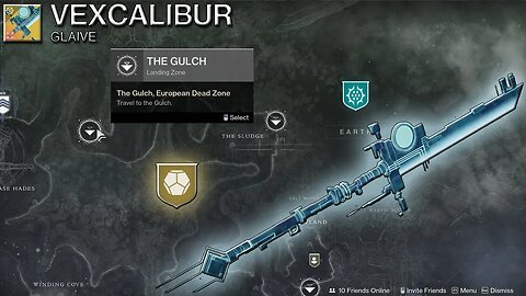 How to get the new EXOTIC CRAFTABLE GLAIVE!!! - Vexcalibur Quest Walkthrough