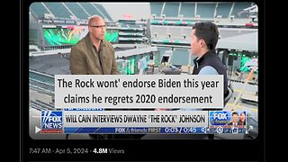 Dwayne Johnson The Rock says he wont endorse Biden this time, regrets 2020 endorsement
