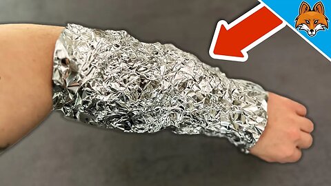 Wrap Aluminum Foil around your Arm and WATCH WHAT HAPPENS💥(Genius)🤯