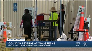 Tucson Walgreens offers drive-through coronavirus testing