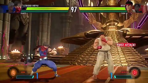 Marvel vs. Capcom: Infinite | Strider & Dante Vs Ryu & Chun-li | @joghabilidade