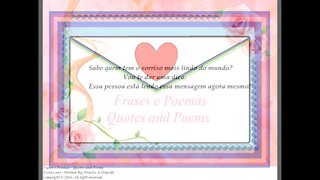 Sabe quem tem o sorriso mais lindo do mundo? [Frases e Poemas]