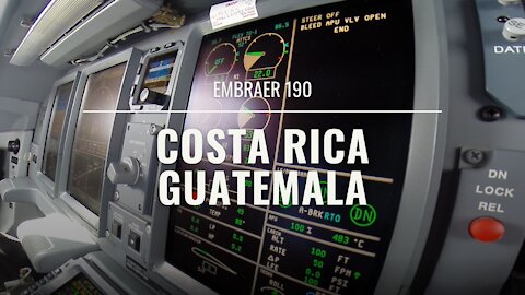 EMBRAER 190 ► FLYING the ERJ190 MROC - MGGT with COCKPIT VIEW LANDING