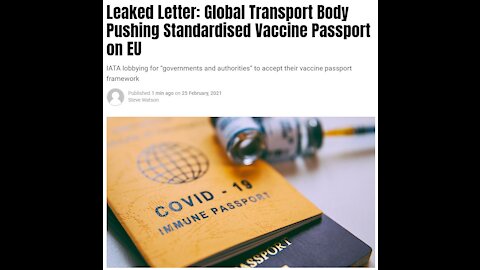 Global Transport Body Pushing Standardized Vaccine Passport on EU