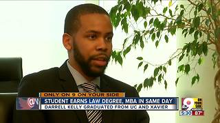 Man earns law degree, MBA in same day