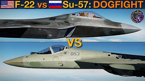 IMPROVED F-22 Raptor vs Su-57 Felon: 5th Gen Dogfight | DCS