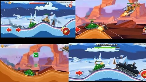 Hill of Steel- Destroy💥 All tank🚁play Android Games.@Kids video station